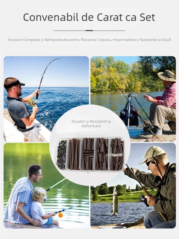 120 de bucăți de pescuit la crap european, grup de pescuit cu fund invers, metodă de pescuit gigant, pescuit sălbatic, minge plutitoare, undiță de mare, cutie de accesorii pentru pescuit maritim