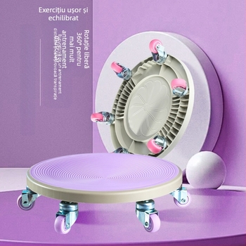 Roată de fitness abdominală de a doua generație, disc glisant cu șase roți, disc silențios pentru mușchii abdominali, antrenament pentru mușchii abdominali, echipament de fitness, același model ca Douyin