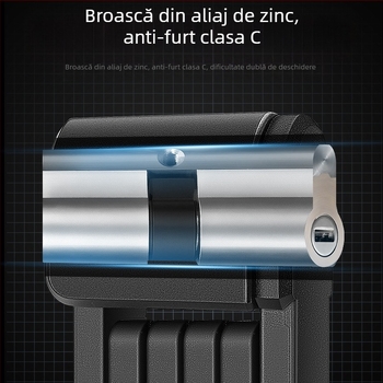 WEST BIKING lacăt pliabil pentru bicicletă, lacăt antifurt cu cheie, lacăt pentru bicicletă de munte, lacăt cu lanț pentru mașină electrică, echipament de echitație