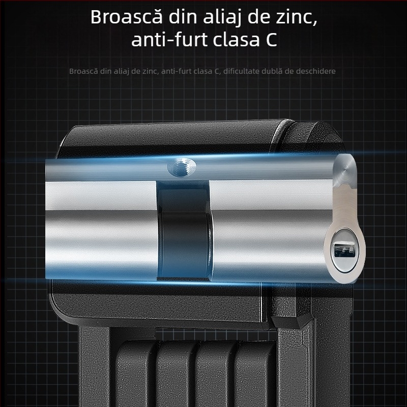 WEST BIKING lacăt pliabil pentru bicicletă, lacăt antifurt cu cheie, lacăt pentru bicicletă de munte, lacăt cu lanț pentru mașină electrică, echipament de echitație