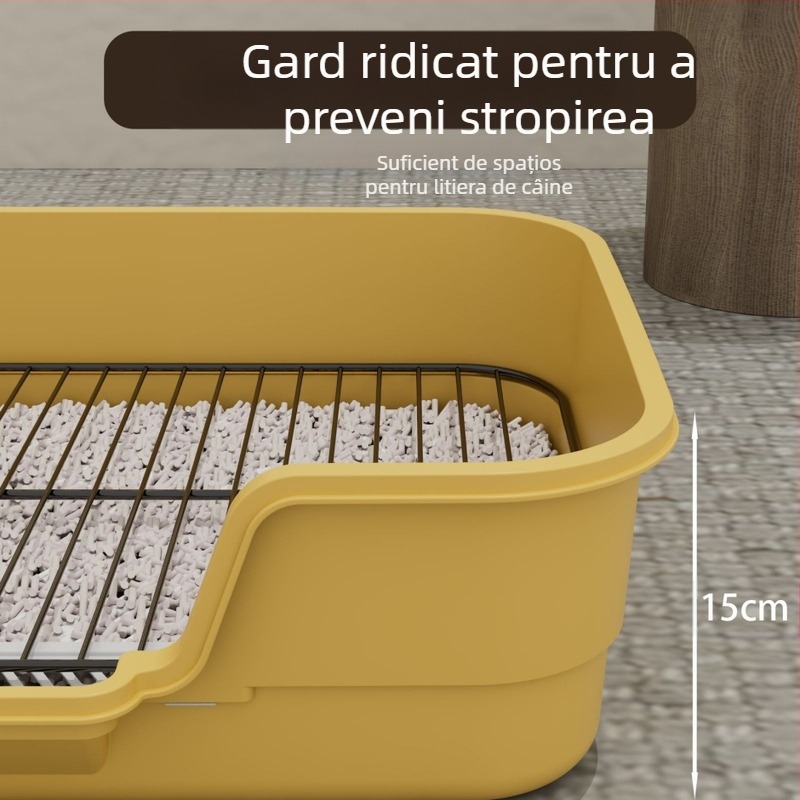 Plasă de fier pentru toaletă pentru câini, supradimensionată, anti-stropire, gard înalt, urinal pentru câini, mari, medii, mici, pentru câini, plat, articole pentru animale de companie