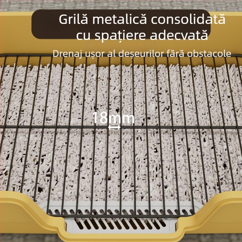 Plasă de fier pentru toaletă pentru câini, supradimensionată, anti-stropire, gard înalt, urinal pentru câini, mari, medii, mici, pentru câini, plat, articole pentru animale de companie
