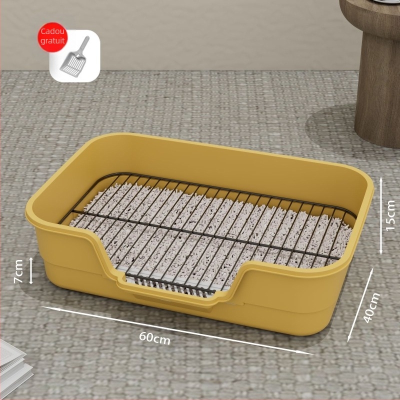 Plasă de fier pentru toaletă pentru câini, supradimensionată, anti-stropire, gard înalt, urinal pentru câini, mari, medii, mici, pentru câini, plat, articole pentru animale de companie