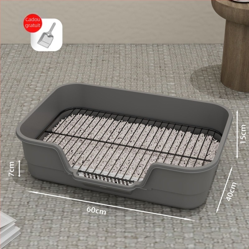 Plasă de fier pentru toaletă pentru câini, supradimensionată, anti-stropire, gard înalt, urinal pentru câini, mari, medii, mici, pentru câini, plat, articole pentru animale de companie