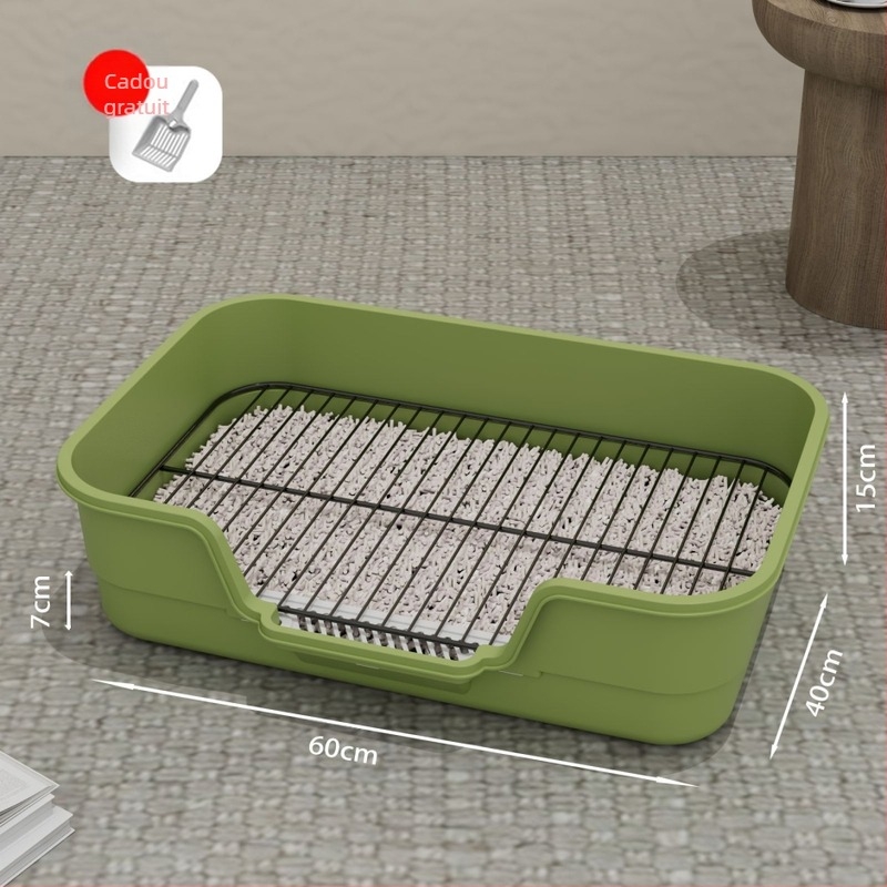 Plasă de fier pentru toaletă pentru câini, supradimensionată, anti-stropire, gard înalt, urinal pentru câini, mari, medii, mici, pentru câini, plat, articole pentru animale de companie