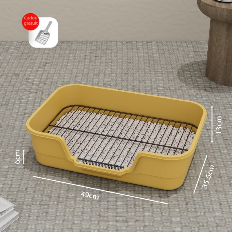 Plasă de fier pentru toaletă pentru câini, supradimensionată, anti-stropire, gard înalt, urinal pentru câini, mari, medii, mici, pentru câini, plat, articole pentru animale de companie