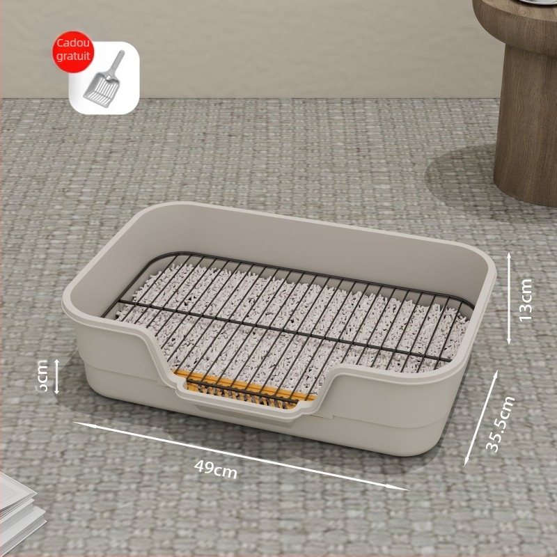 Plasă de fier pentru toaletă pentru câini, supradimensionată, anti-stropire, gard înalt, urinal pentru câini, mari, medii, mici, pentru câini, plat, articole pentru animale de companie