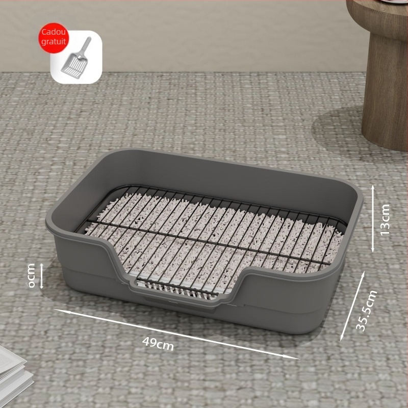 Plasă de fier pentru toaletă pentru câini, supradimensionată, anti-stropire, gard înalt, urinal pentru câini, mari, medii, mici, pentru câini, plat, articole pentru animale de companie