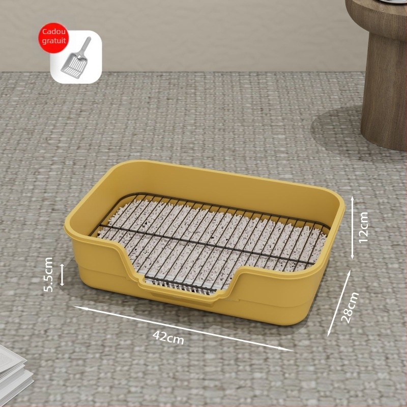 Plasă de fier pentru toaletă pentru câini, supradimensionată, anti-stropire, gard înalt, urinal pentru câini, mari, medii, mici, pentru câini, plat, articole pentru animale de companie