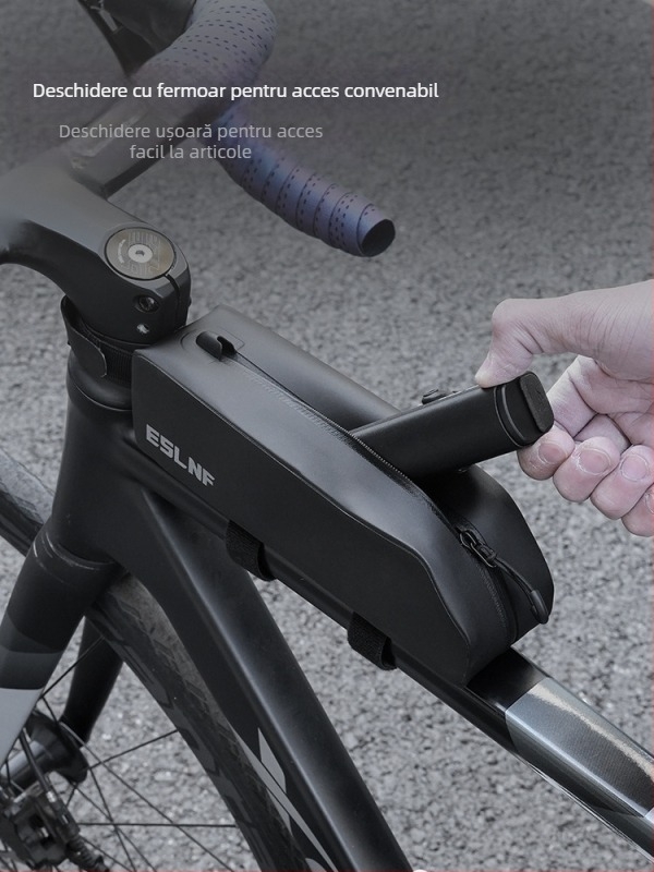 Geantă de bicicletă Eslnf Top Tube, geantă de ciclism, geantă de ciclism de munte, geantă de mare capacitate, geantă de bicicletă din față, geantă de ciclism ... de munte și șosea