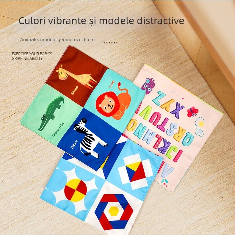 Simulare transfrontalieră pentru copii, cutie de șervețele cu aspirație, jucărie de desen din hârtie fără lacrimi pentru copii, jucărie de pânză pentru educație timpurie, pentru copii de 1-3 ani