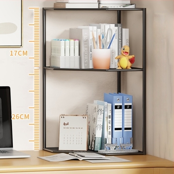 Raft de colț triunghiular pentru cărți, raft de depozitare pentru birou, raft de depozitare pentru cărți în formă de evantai, pentru birou, multistrat