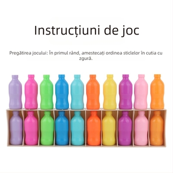 Joc distractiv de ghicit cu sticle, joc de potrivire a băuturilor cu memorie pentru copii, jucărie educativă pentru memoria creierului