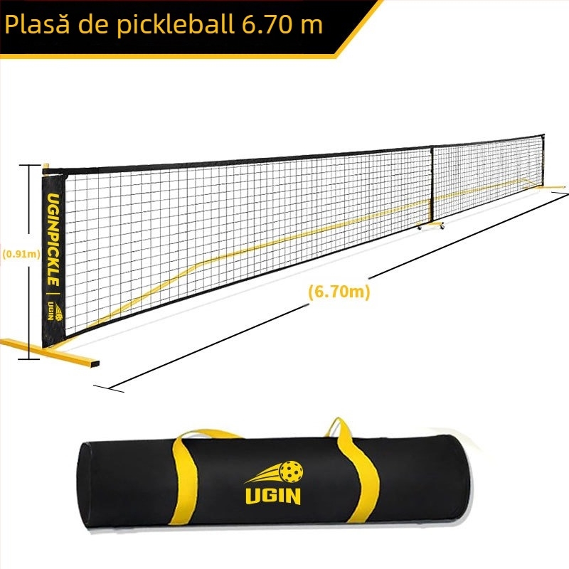 Plasă de pickleball portabilă, plasă de tenis pentru exterior, suport pentru plasă de tenis pentru interior și exterior