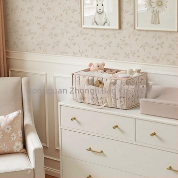 Mama și bebelușii au un design nou și imprimat, pungă de depozitare pentru scutece, pungă de scutece multifuncțională, ușor de pliat, pungă pentru mami