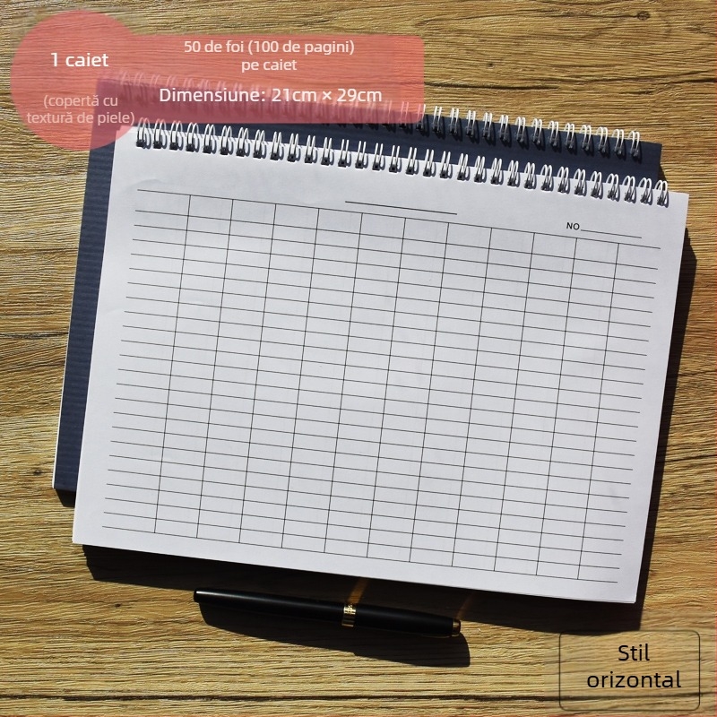 Carte de formular tip bobină universală A4 hârtie contabilă companie contabilitate financiară carte statistici contabile indică registru detaliat