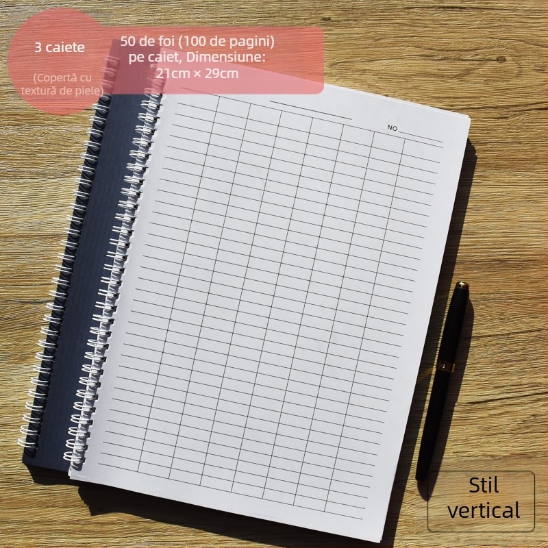 Carte de formular tip bobină universală A4 hârtie contabilă companie contabilitate financiară carte statistici contabile indică registru detaliat