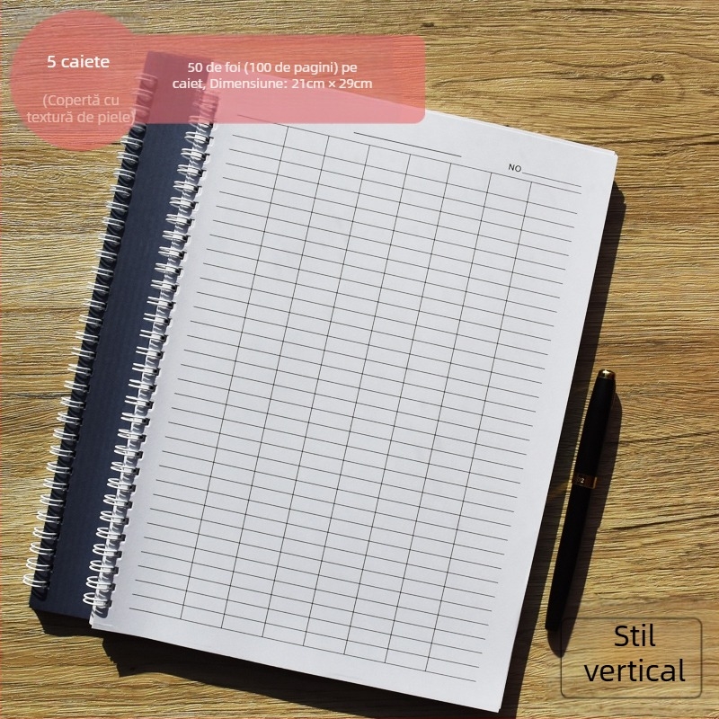 Carte de formular tip bobină universală A4 hârtie contabilă companie contabilitate financiară carte statistici contabile indică registru detaliat