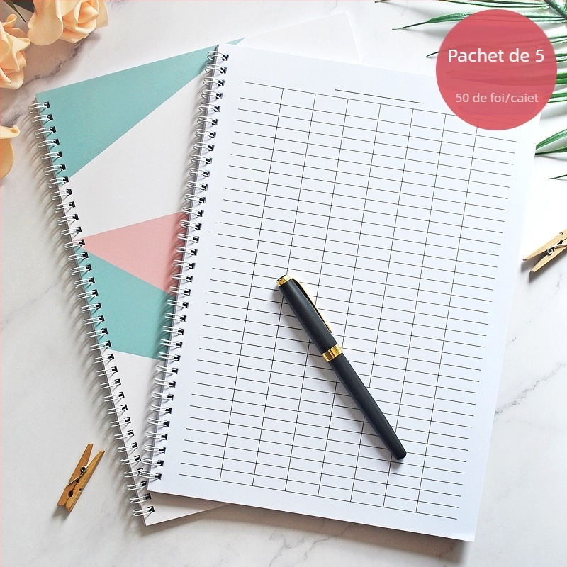 Carte de formular tip bobină universală A4 hârtie contabilă companie contabilitate financiară carte statistici contabile indică registru detaliat