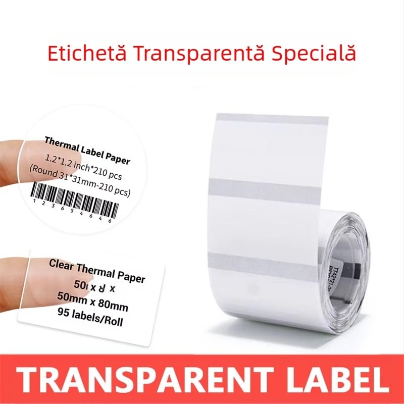 Detongningyou Etichetă transparentă pentru cosmetice Certificat Nume Autocolant Living Room Bucătărie Etichetă transparentă autocolantă