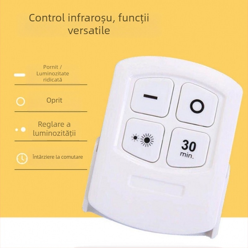 Lumină de noapte cu telecomandă wireless COB direct din fabrică, lumină de pat, lumină de perete pentru dulap, lumină de protecție a ochilor pentru telefon mobil, lumină de acasă