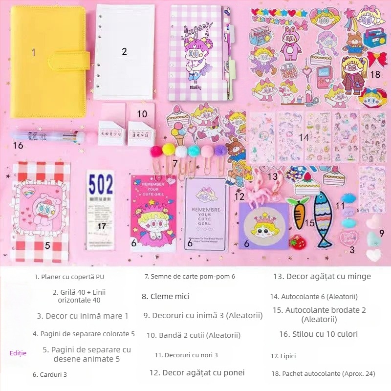 Set de cărți de noroc cu zâne pentru fete, drăguț și super drăguț, macaroane, stil japonez, despre cărțile de noroc cu zâne, cărți de noroc populare