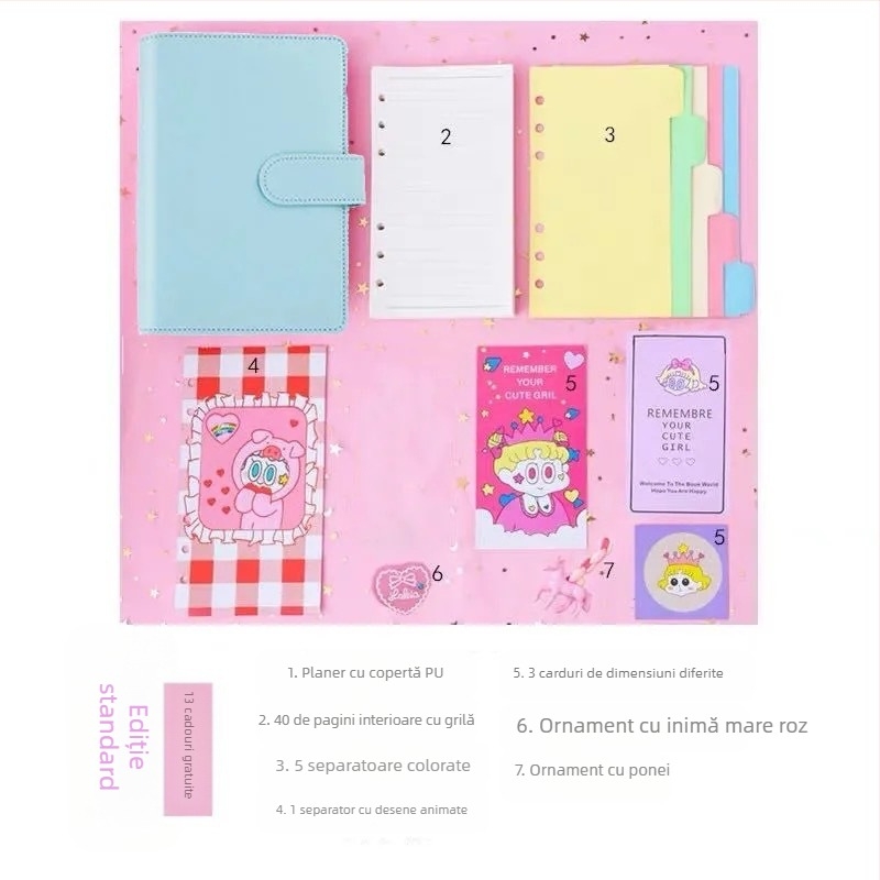 Set de cărți de noroc cu zâne pentru fete, drăguț și super drăguț, macaroane, stil japonez, despre cărțile de noroc cu zâne, cărți de noroc populare