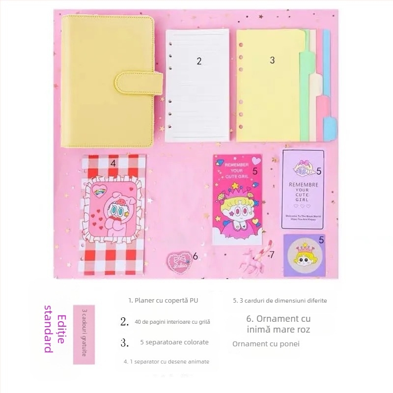 Set de cărți de noroc cu zâne pentru fete, drăguț și super drăguț, macaroane, stil japonez, despre cărțile de noroc cu zâne, cărți de noroc populare