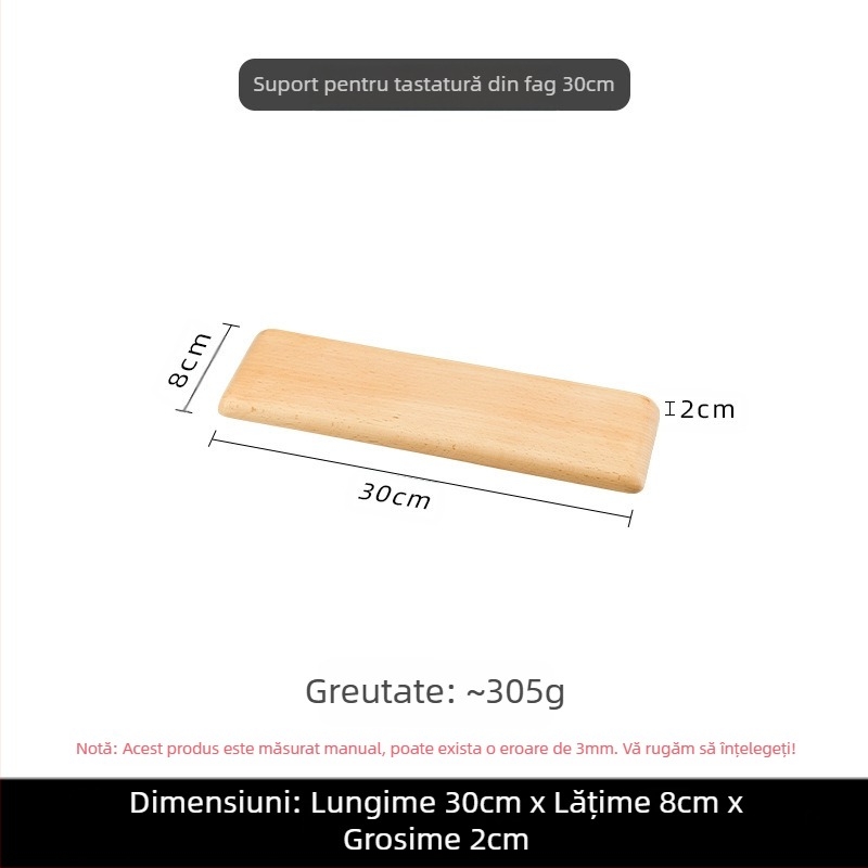 Suport pentru tastatură, lemn de nuc negru, lemn masiv, tastatură mecanică, suport pentru palme, suport pentru încheietura mâinii din lemn, suport pentru mouse, pad pentru încheietura mâinii înalt,