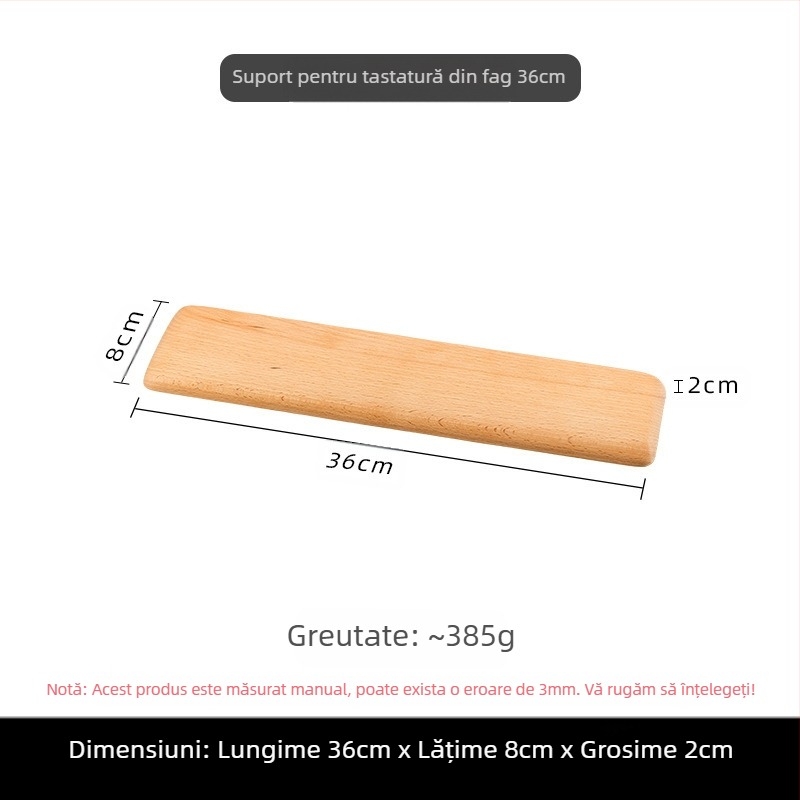Suport pentru tastatură, lemn de nuc negru, lemn masiv, tastatură mecanică, suport pentru palme, suport pentru încheietura mâinii din lemn, suport pentru mouse, pad pentru încheietura mâinii înalt,