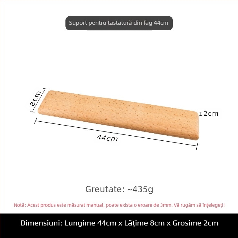 Suport pentru tastatură, lemn de nuc negru, lemn masiv, tastatură mecanică, suport pentru palme, suport pentru încheietura mâinii din lemn, suport pentru mouse, pad pentru încheietura mâinii înalt,