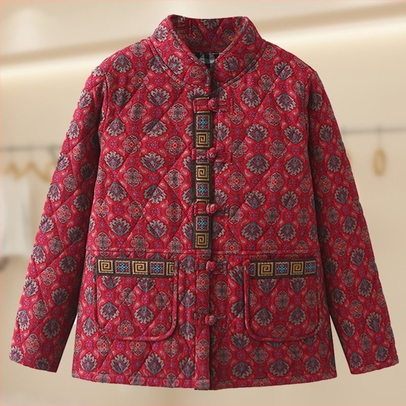 Mama subțire vrac mici din bumbac haine toamna și iarna femeii jachetă din bumbac pentru femei de vârstă mijlocie și bătrâni bunicuță pură jachetă din bumbac