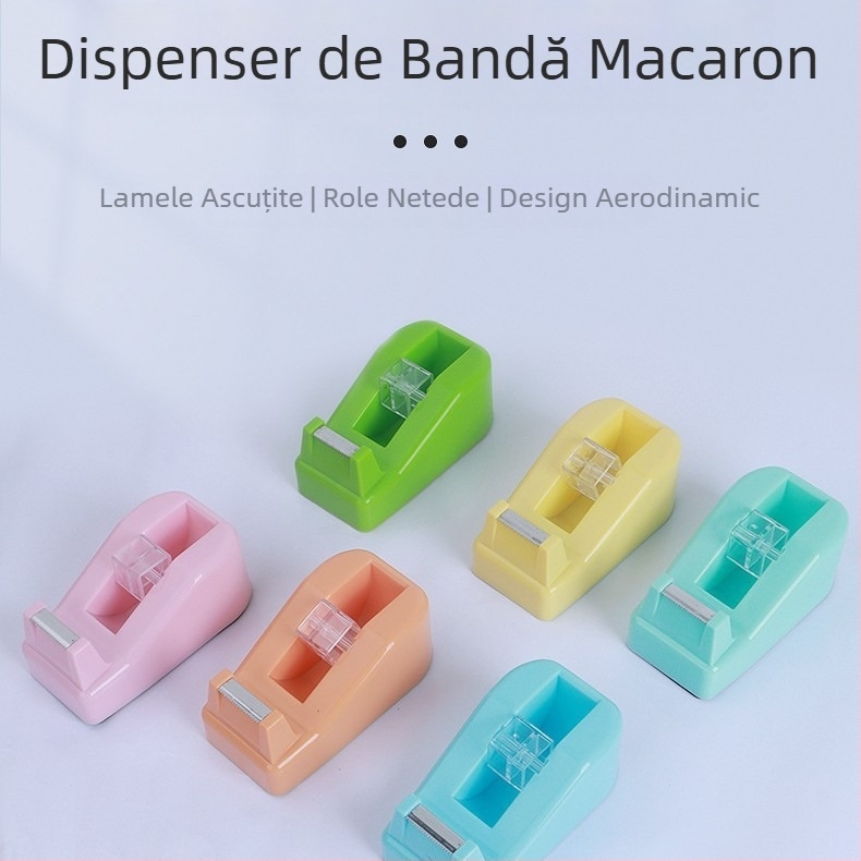 Suport pentru bandă Macaron, suport mic pentru lipici, cont manual, papetărie creativă pentru birou, mașină de tăiat bandă colorată