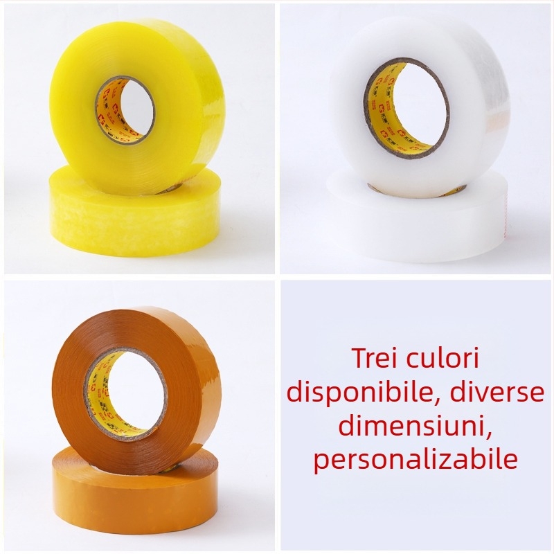 [Produs nou] Bandă transparentă de etanșare pentru ambalaje expres Bandă de etanșare Rolă mare de bandă lată