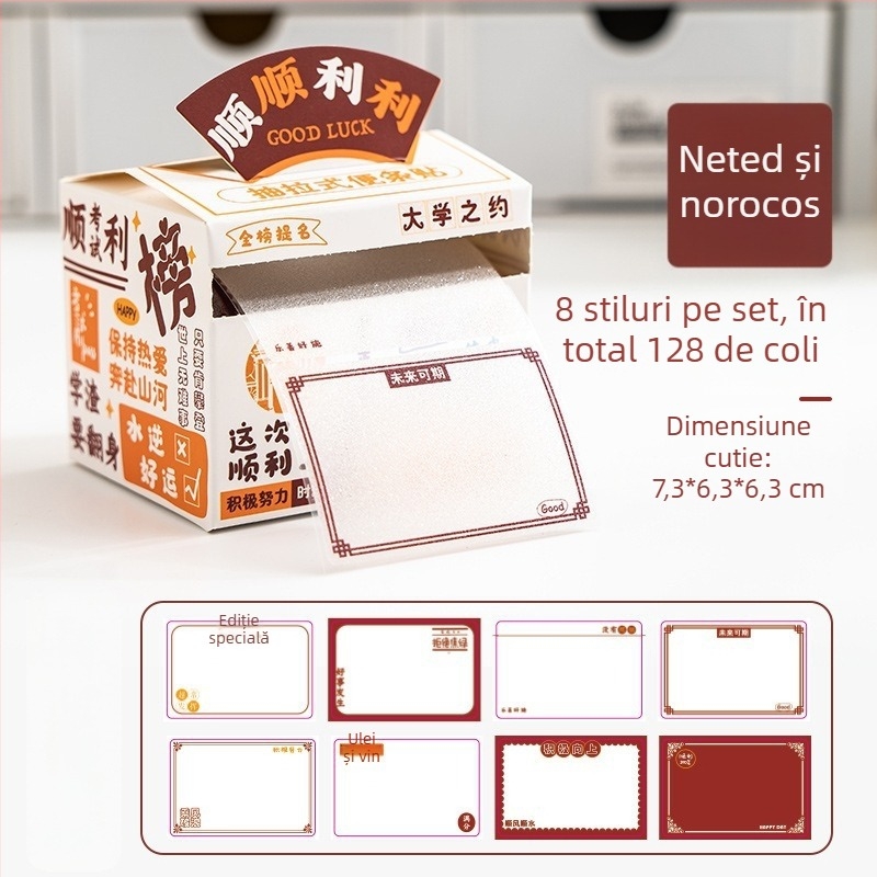 Notițe adezive detașabile, hârtie creativă și atractivă pentru întrebări greșite, autocolante speciale pentru examenul de admitere la studii postuniversitare pentru elevii de gimnaziu