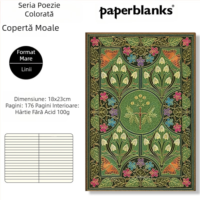 Caiet poetic colorat, Mimosa, poezie de dragoste, blocnotes, manual mic și proaspăt, cadou rafinat pentru studenți