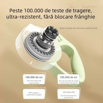 Lanț mic câine Chai lesă câine lesă animal de companie retractabil automat Corgi câine plimbare lesă cățeluș