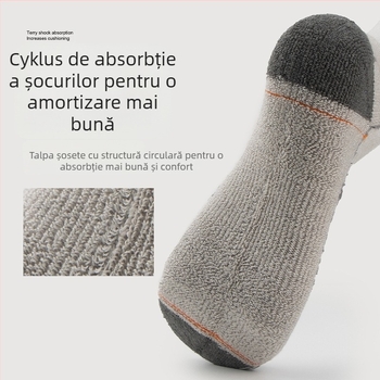 Șosete din lână Merino WRELS pentru bărbați și femei, cu tub înalt, pentru drumeții, șosete de alergare, îngroșate, cu deodorant, respirabile, șosete sport