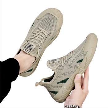 Pantofi sport pentru bărbați, pantofi de vară cu plasă subțire respirabilă, cu plasă țesută, pantofi de siguranță la locul de muncă, talpă moale, antiderapantă, pantofi sport