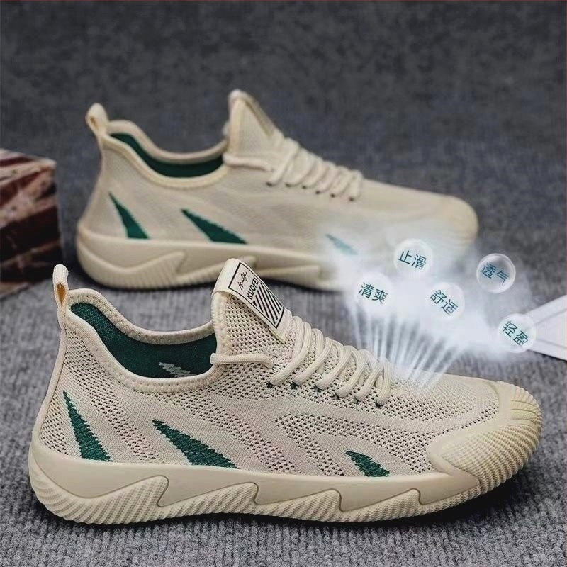 Pantofi sport pentru bărbați, pantofi de vară cu plasă subțire respirabilă, cu plasă țesută, pantofi de siguranță la locul de muncă, talpă moale, antiderapantă, pantofi sport