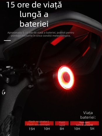 Eslnf Bicicletă Coada Lumină Reîncărcabilă de Mare Rezistență Noapte Ciclism Lumină Rutieră Bicicletă Ciclism Lumină Mountain Bike Ciclism Echipament