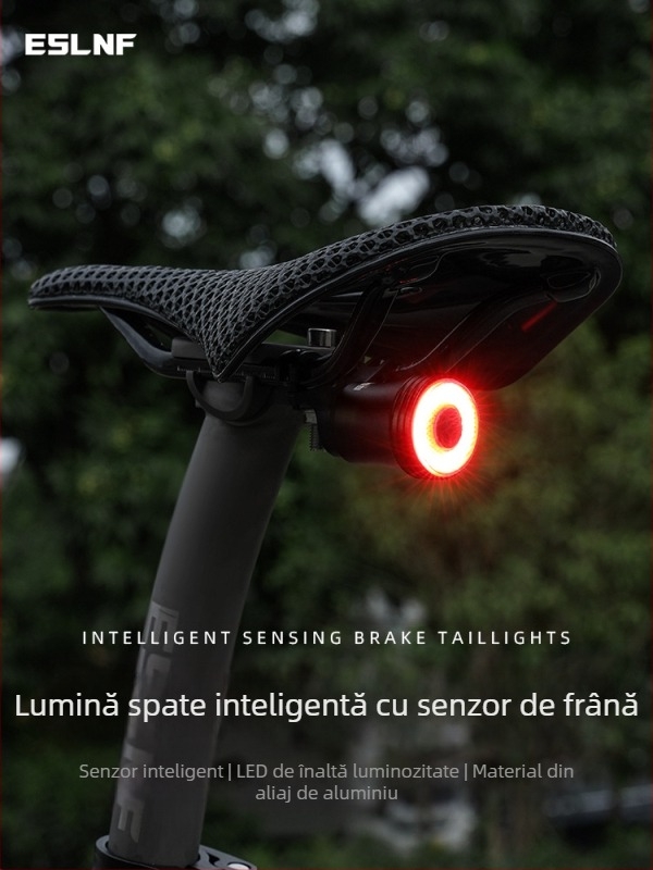 Eslnf Bicicletă Coada Lumină Reîncărcabilă de Mare Rezistență Noapte Ciclism Lumină Rutieră Bicicletă Ciclism Lumină Mountain Bike Ciclism Echipament