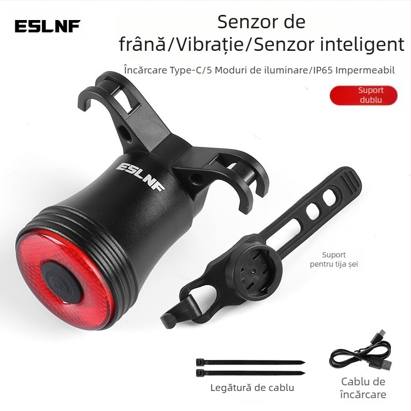Eslnf Bicicletă Coada Lumină Reîncărcabilă de Mare Rezistență Noapte Ciclism Lumină Rutieră Bicicletă Ciclism Lumină Mountain Bike Ciclism Echipament
