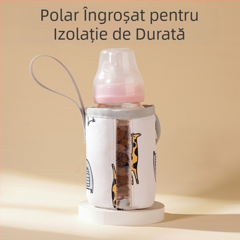 Set termos universal pentru sticlă, accesorii pentru sticle de calibru standard, geantă caldă portabilă, set anti-cădere de mare valoare pentru sticlă