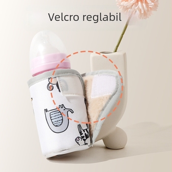Set termos universal pentru sticlă, accesorii pentru sticle de calibru standard, geantă caldă portabilă, set anti-cădere de mare valoare pentru sticlă