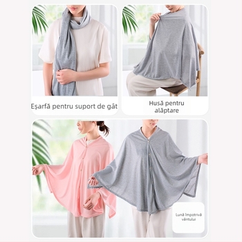 Prosop de alăptare pentru adăpost, primăvara și toamna, ieșiți la hrănire, anti-lumină, artefacte, lapte matern, cârpă multifuncțională, respirabilă, respirabilă, pentru alăptare