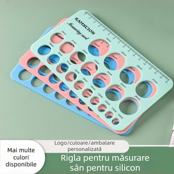 Riglă de măsurare a suzetei transfrontaliere, calitate alimentară, sigură și convenabilă, pentru mameloane, multi-mărime, multi-specificații, pentru femei însărcinate