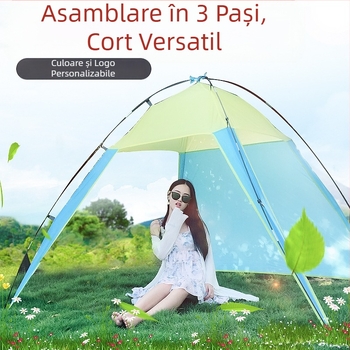 Cort de plajă, cort de protecție solară în aer liber, baldachin, cort de camping, cort de pescuit pliabil, protecție solară, cort de plajă, cort de plajă transfrontalier