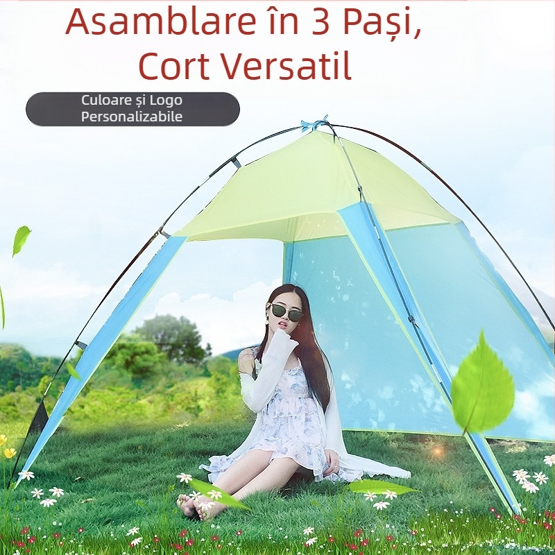 Cort de plajă, cort de protecție solară în aer liber, baldachin, cort de camping, cort de pescuit pliabil, protecție solară, cort de plajă, cort de plajă transfrontalier