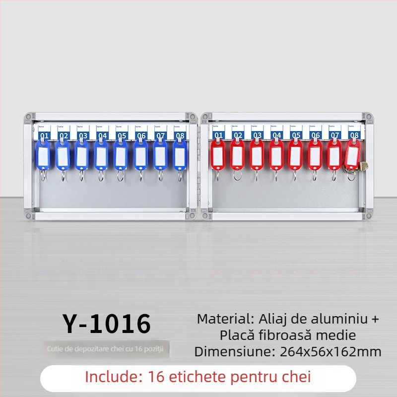 Cutie de chei montată pe perete, cutie de gestionare, dulap de chei pentru agenție imobiliară, dulap de gestionare, cutie de depozitare a cheilor auto, cutie montată pe perete